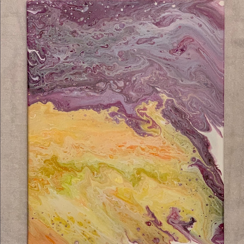 Wall art. Acrylic painted on canvas 16 x 20 inches